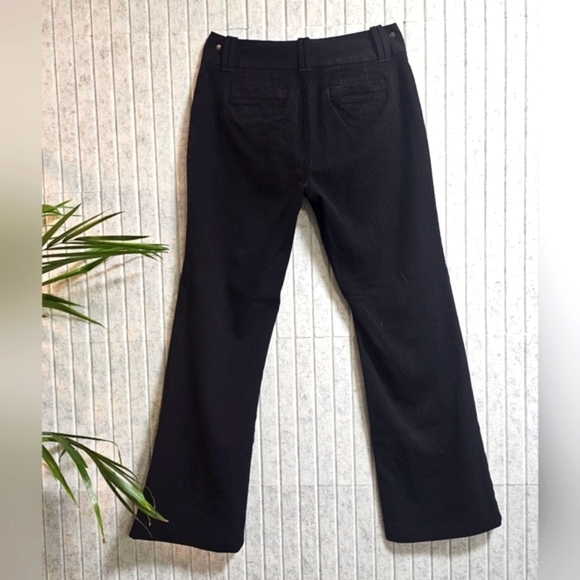 Banana Republic Jackson Fit Wool Pants 2 Black Stretch Trousers Petite Women - Picture 2 of 2